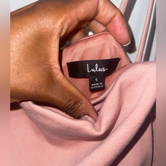 Lulus Drinks On Me Mauve Pink Sleeveless Pleated Bodycon Dress - Picture 10 of 11